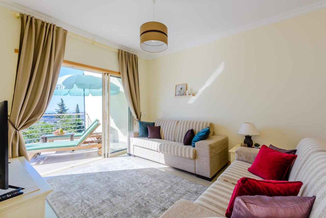 Bnb Homes Ocean View Apartment With Huge Sunny Terrace, 2 Swimming Pools & Tennis Court Albufeira Exteriér fotografie