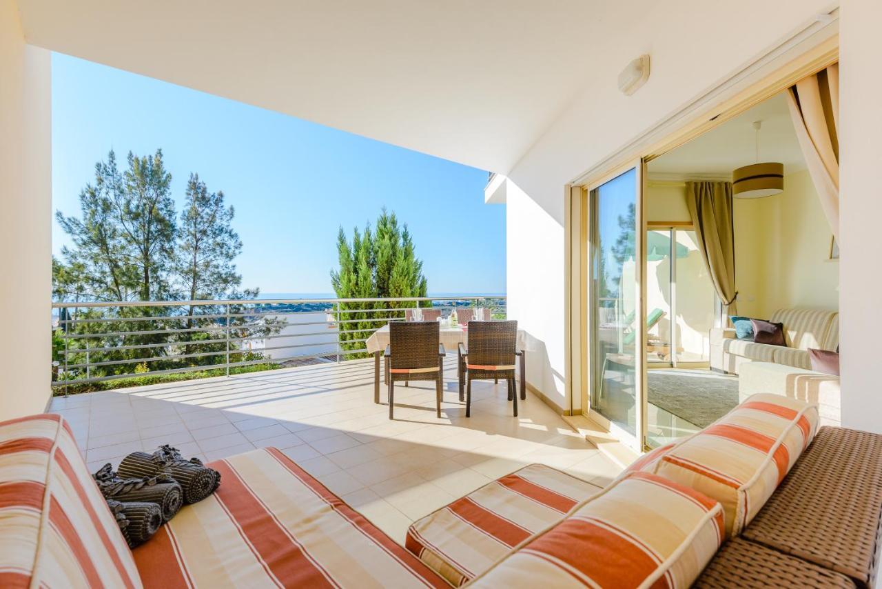 Bnb Homes Ocean View Apartment With Huge Sunny Terrace, 2 Swimming Pools & Tennis Court Albufeira Exteriér fotografie
