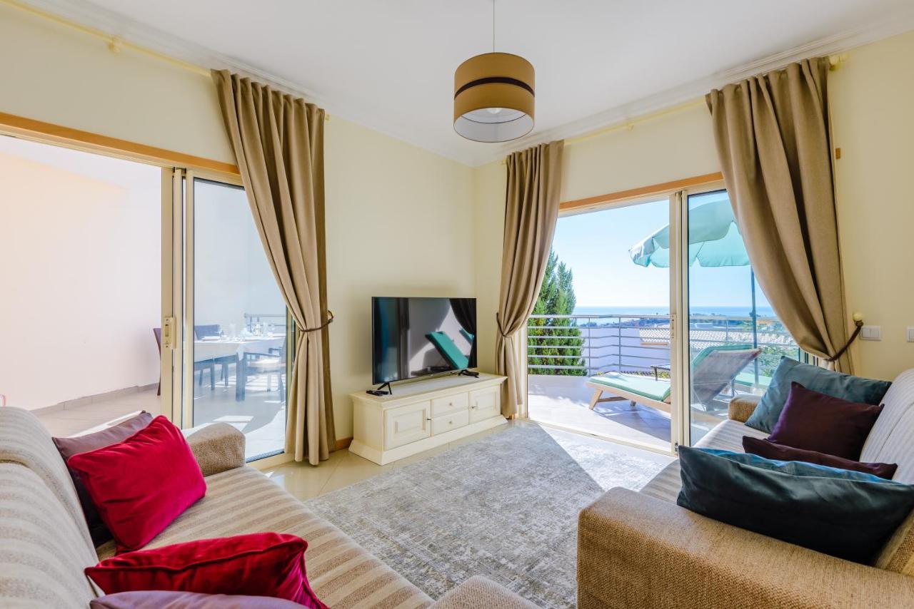 Bnb Homes Ocean View Apartment With Huge Sunny Terrace, 2 Swimming Pools & Tennis Court Albufeira Exteriér fotografie